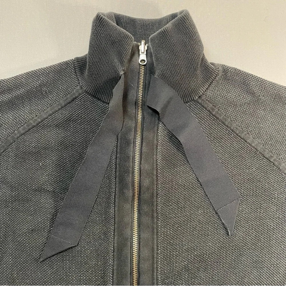 Lululemon Post Savasana REVERSIBLE Jacket in Black & Heathered Grey - Womens 10